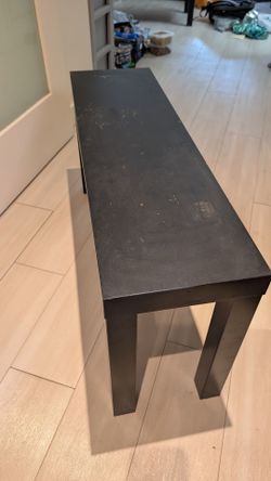 IKEA LACK Black Bench