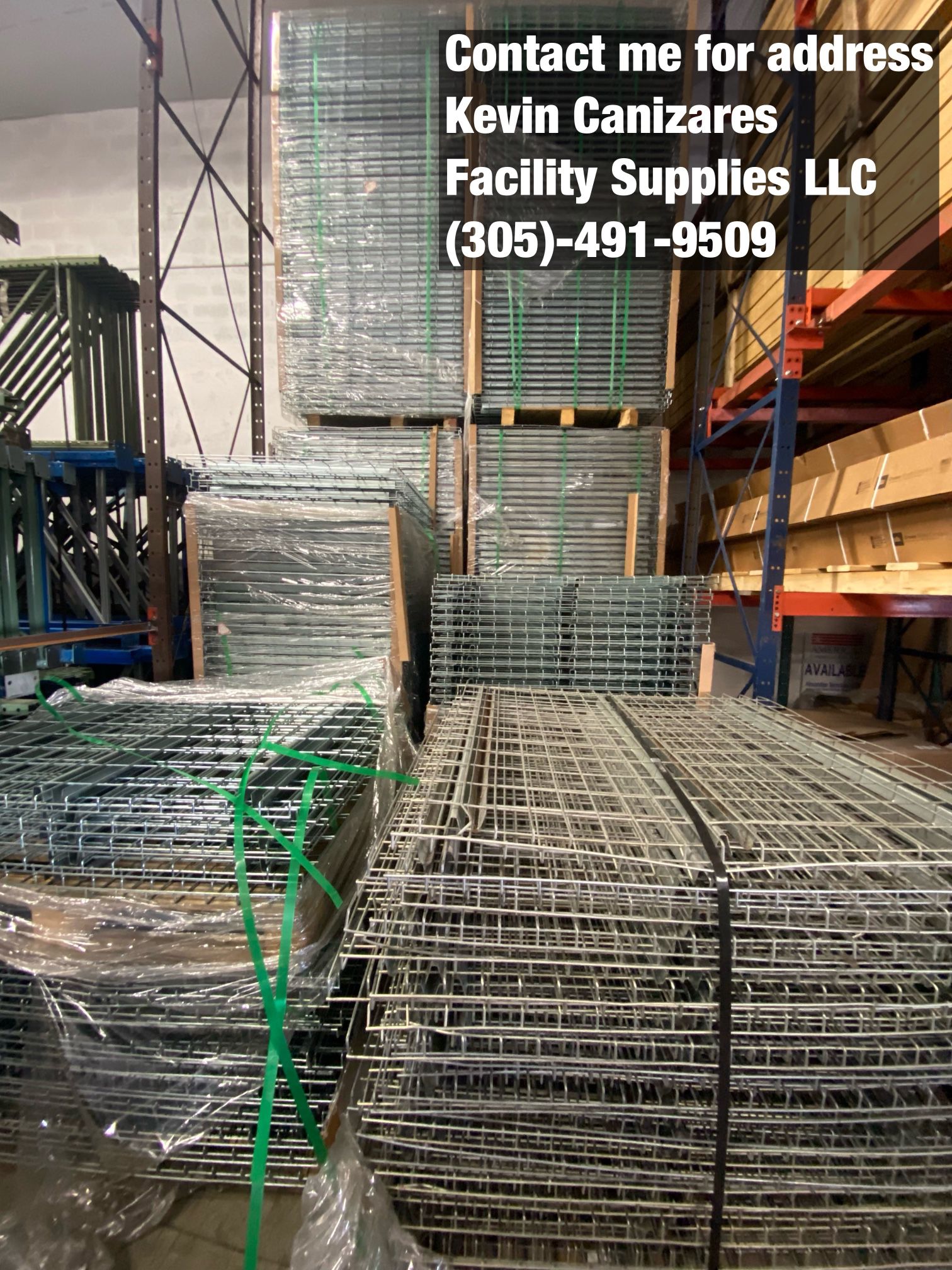 Warehouse Racks Used/New  Facility Supplies