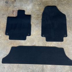 3 OEM Honda Odyssey FLOOR MATS 2018 Thru 2025 Front Two And Third Row