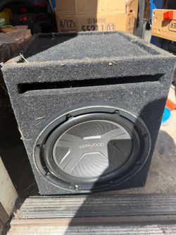 Kenwood Subwoofer in Ported Box