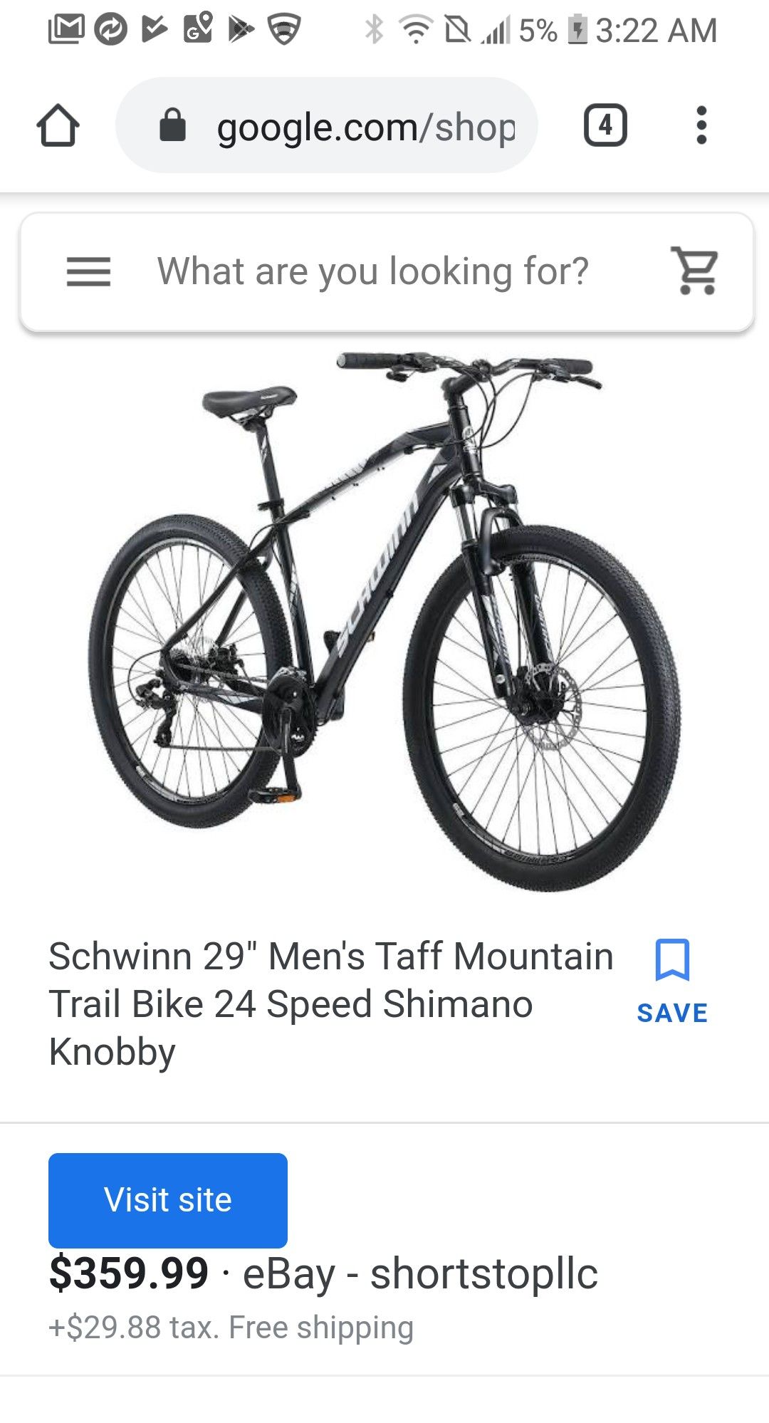 Schwinn trail bike 29 inch