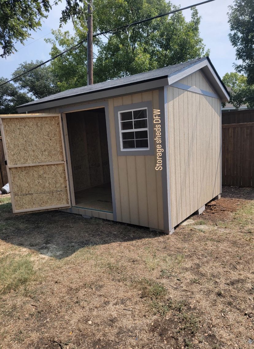 10x12 Storage Sheds Made On Site 