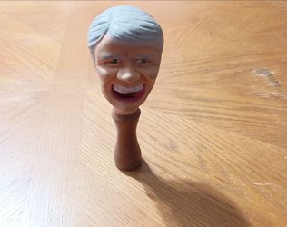 Vintage 1976 Jimmy Carter "Happy Mouth" Caricature Bottle Opener