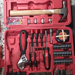 100+ Piece Home Tool Kit with Carrying Case