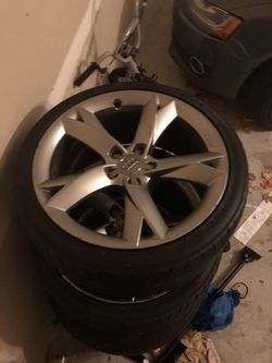 Audi rims.