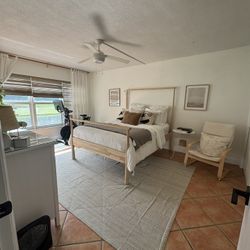 Queen Bed Frame & Mattress – Great Condition 