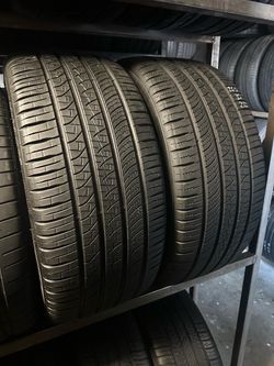 PAIR OF TIRE 265 35 20 PIRELLI 85% LIFE