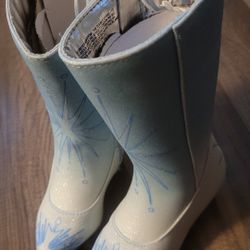 Toddler 7/8 Frozen Elsa Glitted Boots