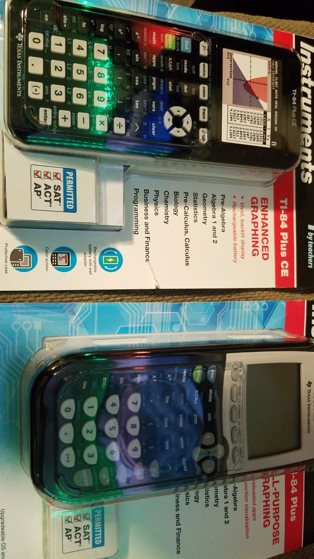 Graphing calculators
