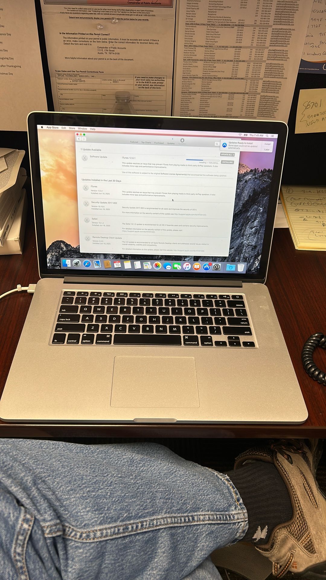 MacBook Pro (Retina, 15 Inch 2015)