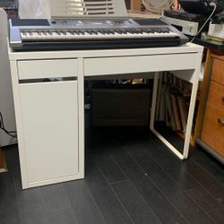 White Small Office Computer Desk 