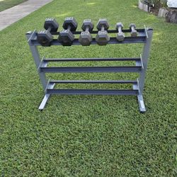 Dumbbells & Rack