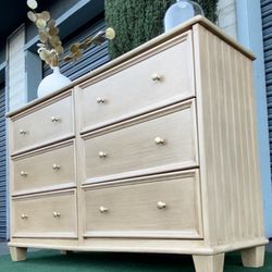 POTTERY BARN INSPIRED SOLID WOOD DRESSER/ NURSERY/ Refinished 