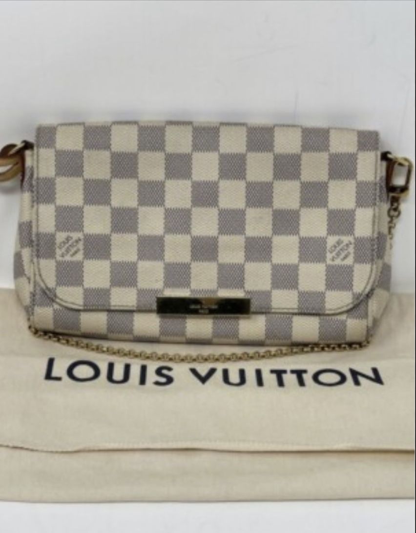 Authentic LOUIS VUITTON Favorite MM DAMIER AZUR