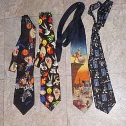 Wb looney tunes vintage ties $5 each firm