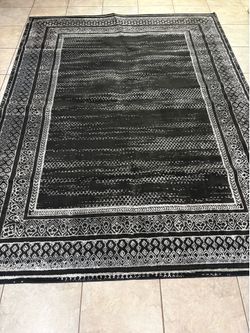 Black 8x10 area rug