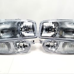 Headlights for 02-07 GMC Yukon Denali