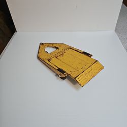 Vintage Tonka Toys Yellow Tonka Lowboy Tilt-Bed Bulldozer Trailer