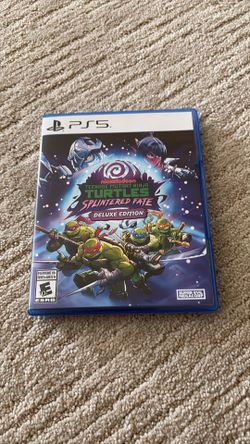 TMNT Splintered Fate Deluxe Edition - PlayStation 5 PS5 teenage mutant ninja turtles