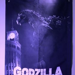 Godzilla 1964 Toho Official Wall Banner/Tapestry By Middle Of Beyond