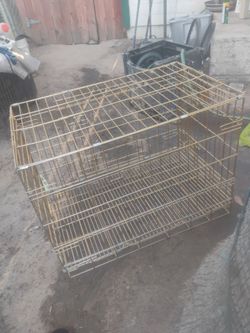 homie Pet cage  gold tone color