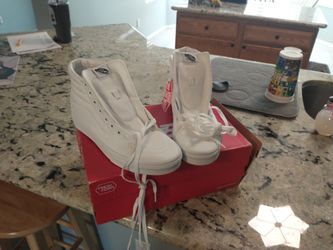 High White Vans, Size 10.5 M, 12 W