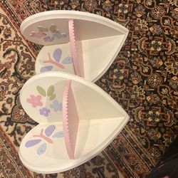 Decorative Corner Shelves - Girl Room - 2 Available 