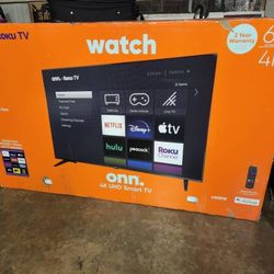 65" ONN ROKU 4K SMART TV SUPERBOWL SALE!!!