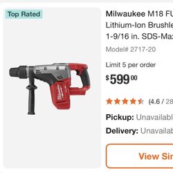 Bran New Milwaukee Rotary Hammer