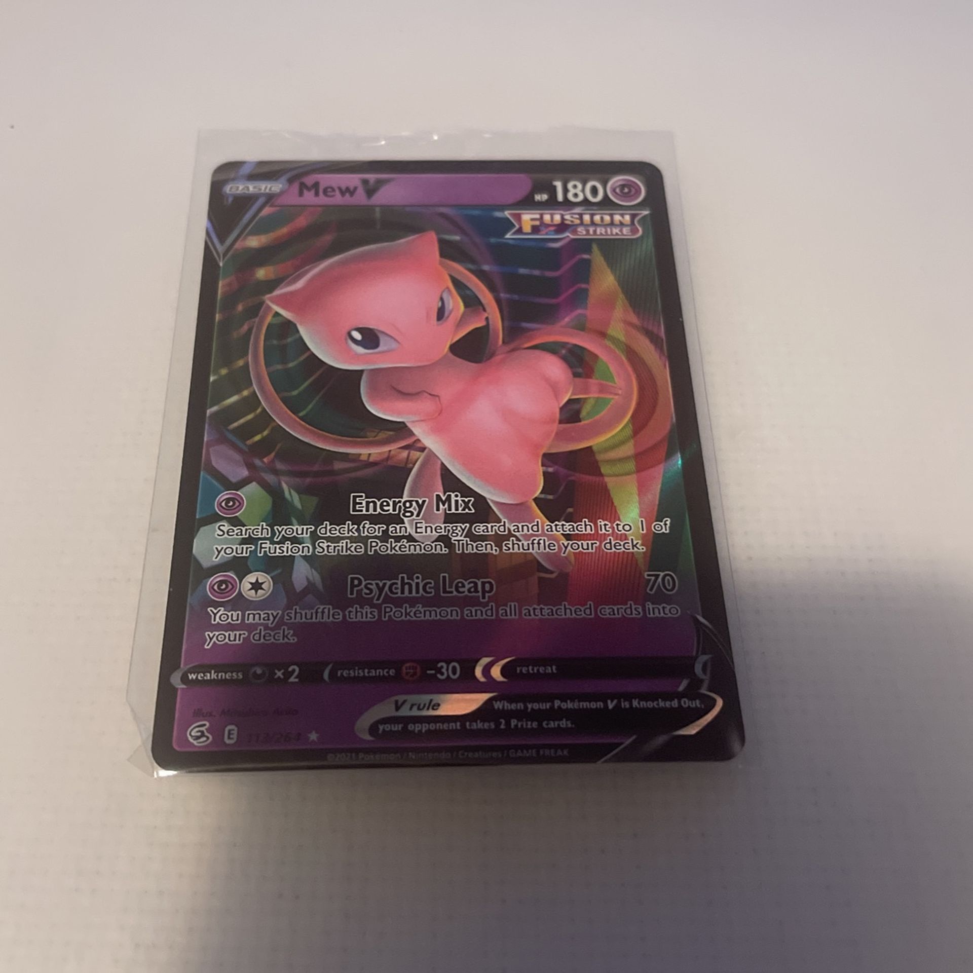 Pokémon Mew V 113/264