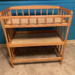 Changing Table Solid Wood