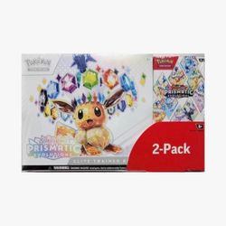 prismatic evolutions pokemon 2 Pack