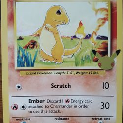 Charmander Jumbo Card 