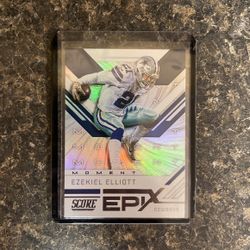 Ezekiel Elliott 2019 Panini Score EPIX MOMENT Insert #EM-9 Dallas Cowboys RB