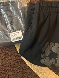 Denim Tears Mono Cotton Wreath Short Black