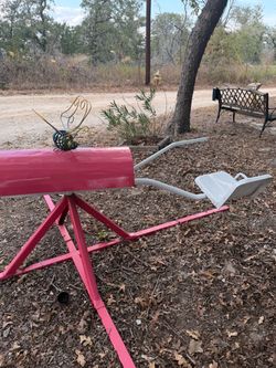 Vintage 2-Seat Whirlybird Playground Spinner – Rare