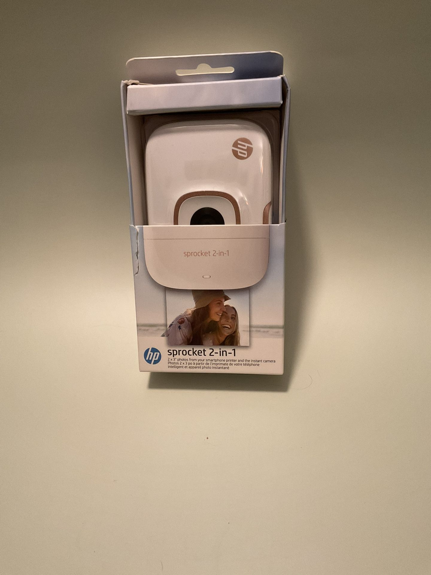 HP Sprocket 2 In 1 Camera And Portable Printer - White- Brand New Still In Box