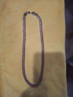 Men's Sterling Silver Heavy Cuban cub chain