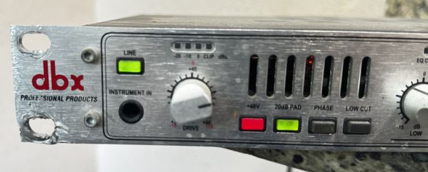 DBX 386 Dual Vacuum Tube Preamp w/ Digital Out 1U Rack Signal Processor - 100V Used