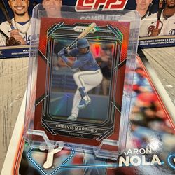2023 Orelvis Martinez Red Border Chrome 168/199
