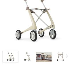 ByAcre Ultralight Rollator-Regular & white