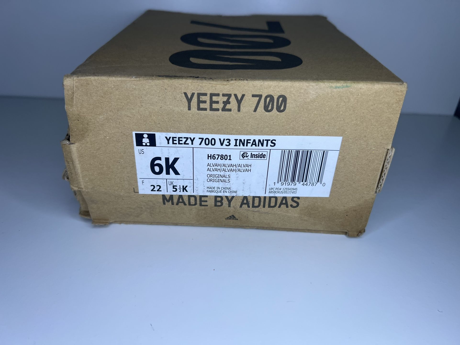 Yeezy 700 V3 Alvah Infant 6k US NEW