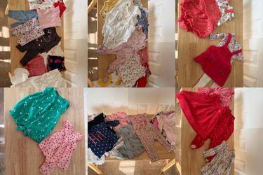 Baby girl clothing lot - newborn -18M