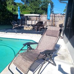 patio recliner chair perfect condition 