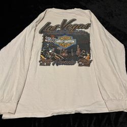 Mens XL Harley Davidson Las Vegas Longsleeve Tshirt
