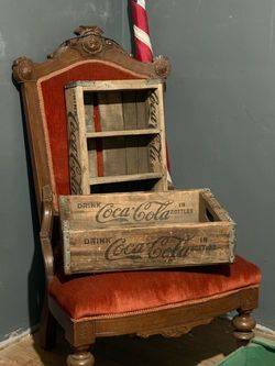 Vintage Coca-Cola Wooden Bottle Crates (2)