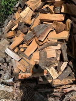 Firewood oak seasoned and split