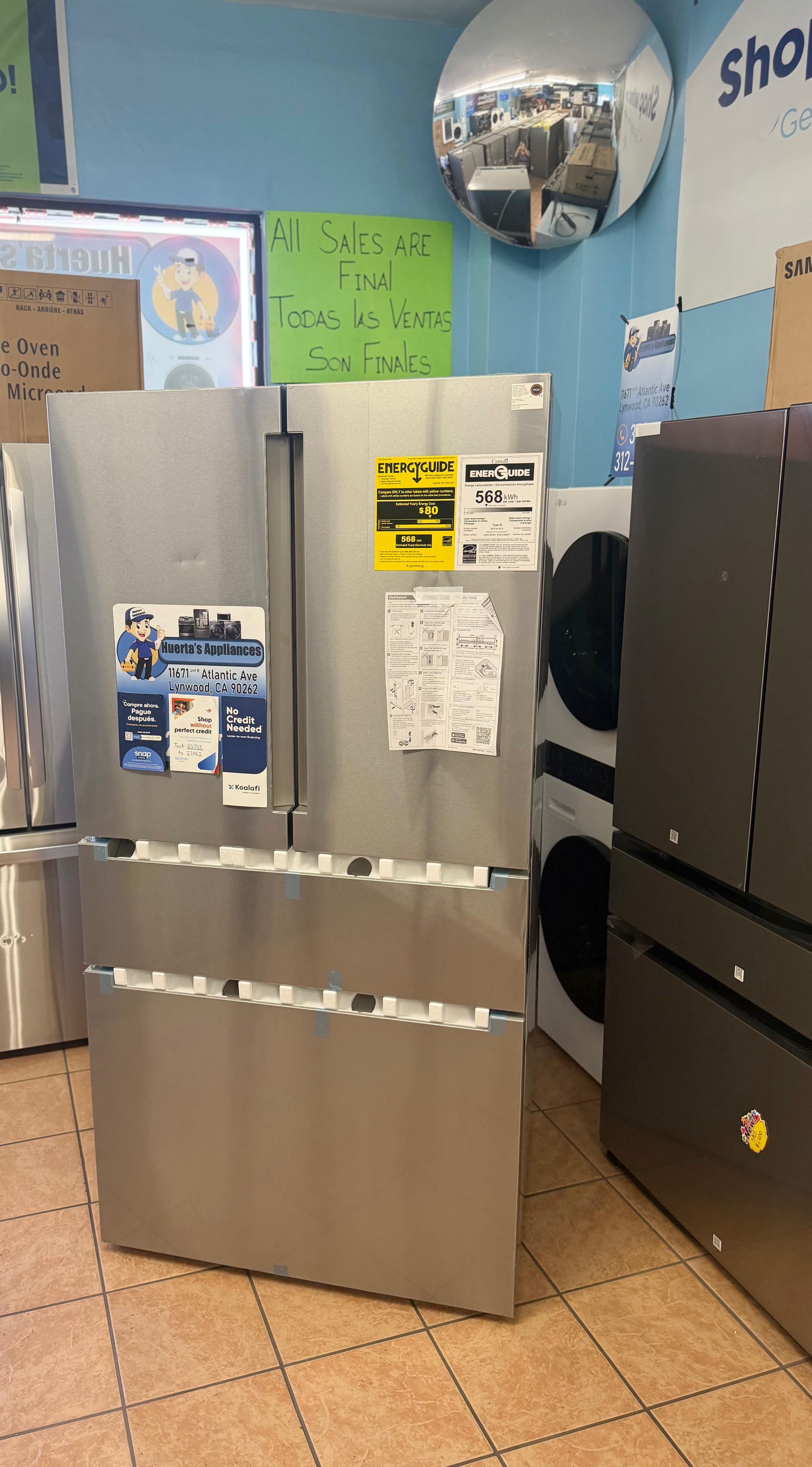 Bosch 800 Series 20.5 cu. ft. Counter Depth French 4-Door Bottom Mount Refrigerator with FarmFresh System
