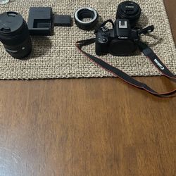 Canon R50 Camera and accessories