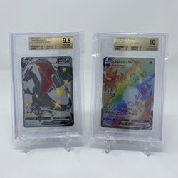 Charizard Pokemon Champions Path BGS pristine And Gem Mint Graded Lot Bgs 10 And BGS 9.5